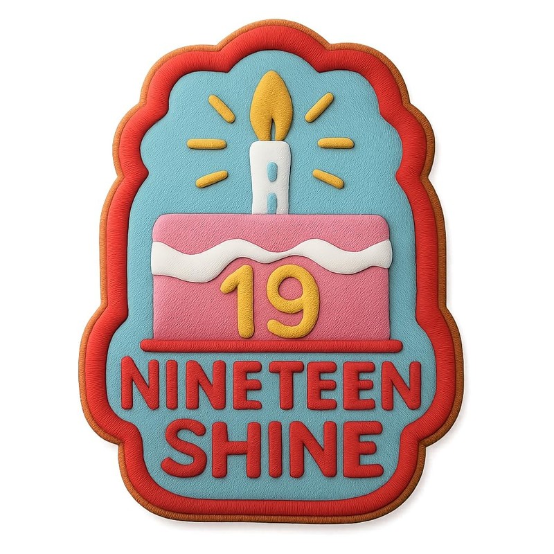 Nineteen Shine Radiant Cookie Cutter & Stamp, Fondant & Clay - 3x4" gallery