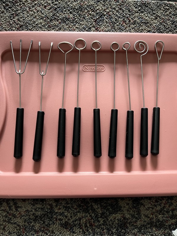 Martellato Chocolate Dipping Tools, 10-Piece Set