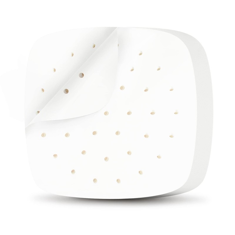 HOFHTD Air Fryer Liners, 200Pcs Disposable Square 12×12 inches, White