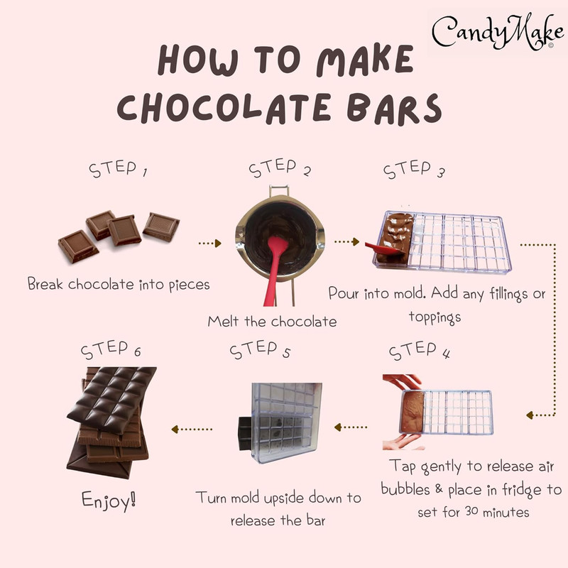 Chocolate Bar Making Mold | Polycarbonate | Hard Mold for Making Chocolate Bars gallery