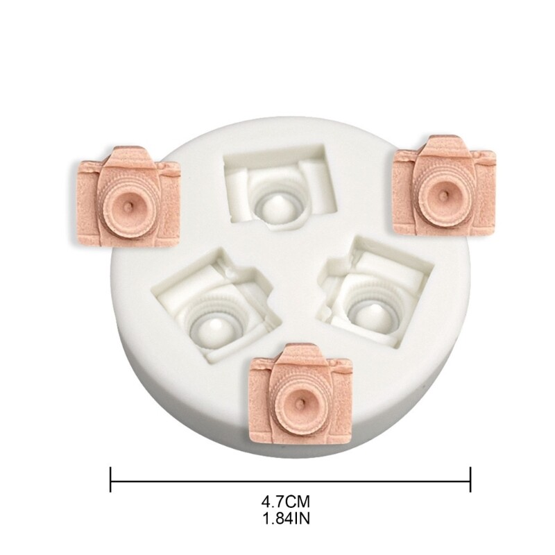 Mini Camera Shaped Silicone Mold Fondant Mold DIY Cake Resin Ornaments Mold gallery