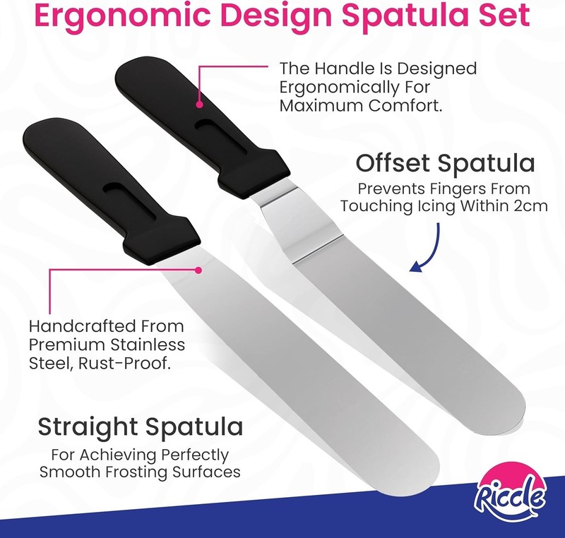 Versatile 88-Piece Cake Decorating Kit: Turntable, Tips & Spatulas Included gallery