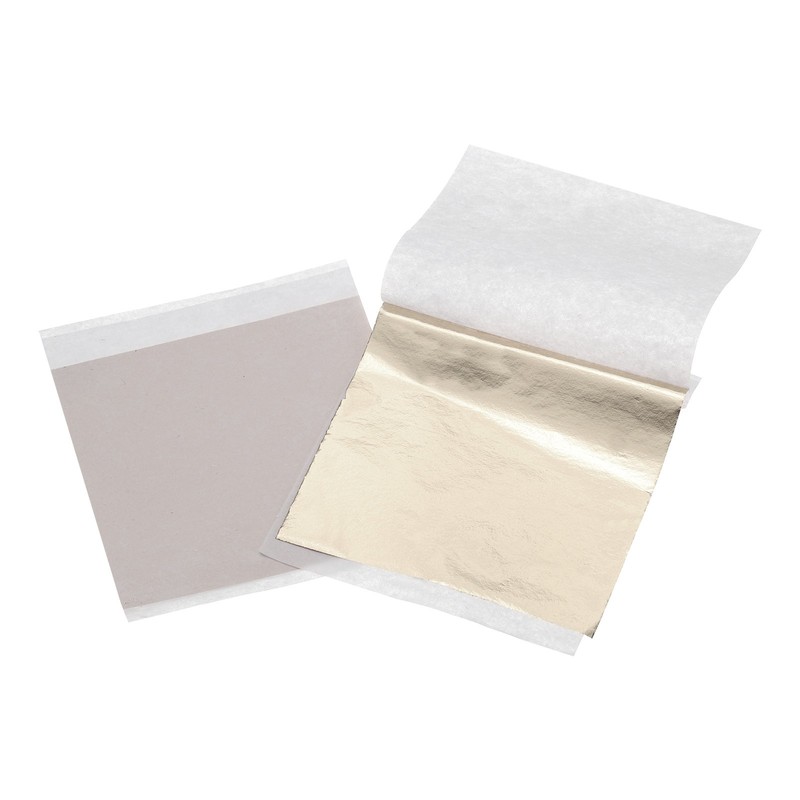 100pcs Chocolate 3.5″x3.5″ For Foil Light Gold