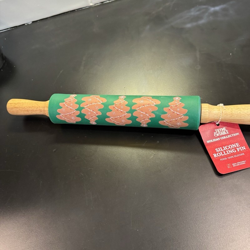Holiday Silicone Rolling Pin - Perfect for Christmas Baking & Festive Recipe gallery