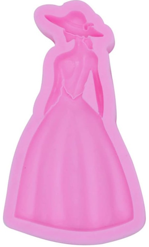3-Piece Silicone Lady Dress Mold Set – Chocolate / Resin / Craft gallery