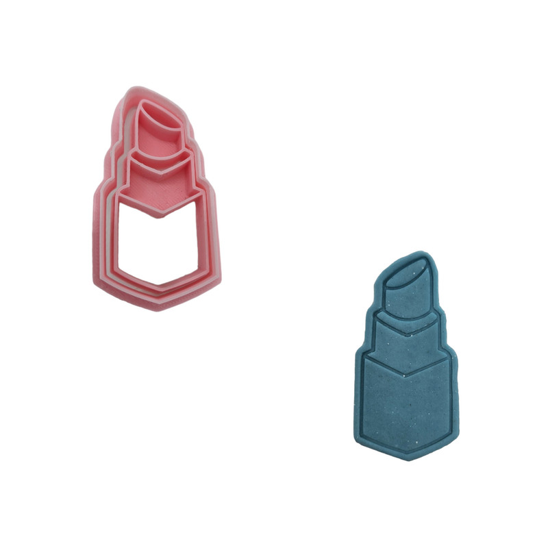 Lipstick – Cookie Cutter Stamp 2-Pc. Set