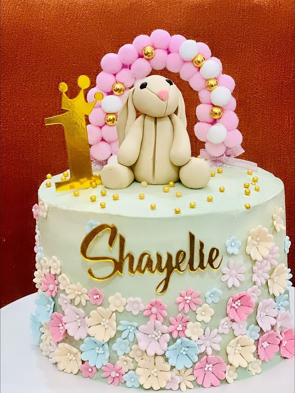 Custom Acrylic Single Name Cake Topper Gold And Silver gallery