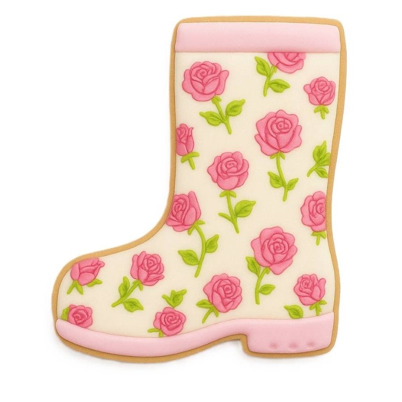 Rainboot Rubber Boot Wellie Garden Boot 3.5'' Cookie Cutter Metal gallery