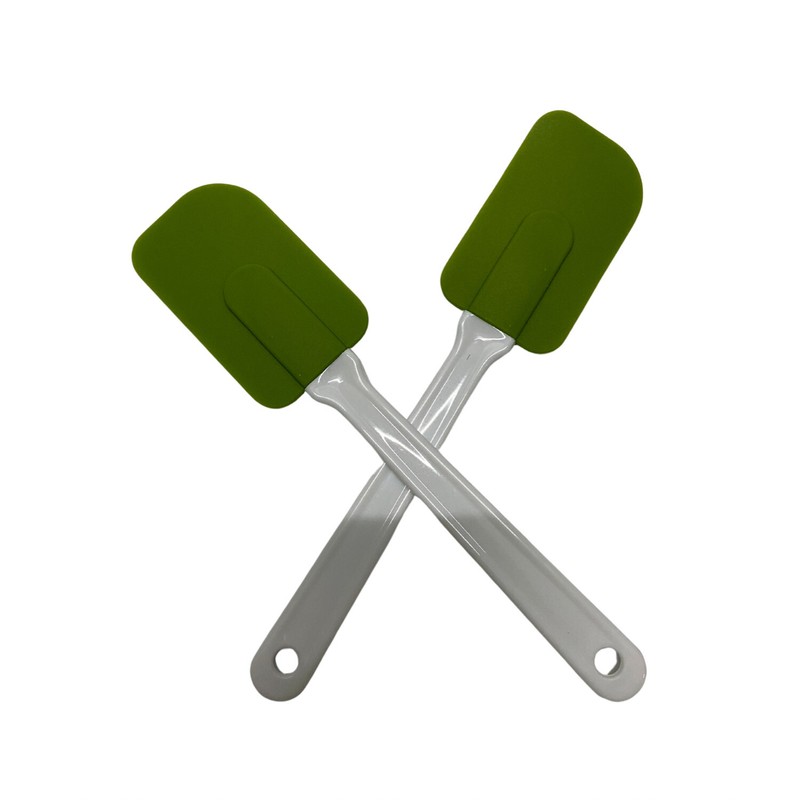 1 Pcs Green Cake Silicone Spatula Baking Pastry Kitchen Tool Bakery gallery