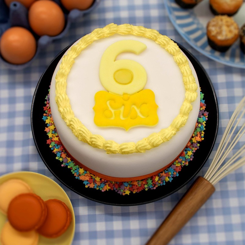 Number 6 Cookie Cutter - sixth birthday 6th anniversary numeric six milestone gallery