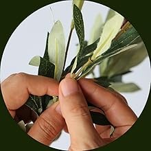 5PCS Artificial Olive es for Vases 18.9 Inch Faux Olive Tree Stems gallery