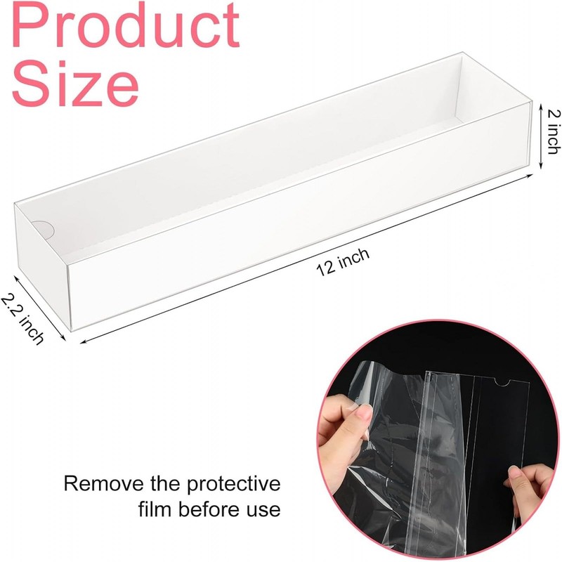 50 Pack 12x2.25x2 Inche Long Boxes with Sleeves Window for Chocolate Covered ... gallery