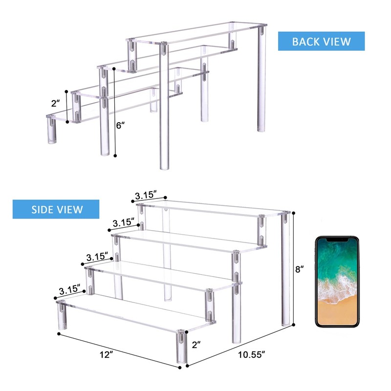 Display Shelf Cake Stand – 4 Tier Shelf Cake Pop Stand – Multifunctional and ... gallery