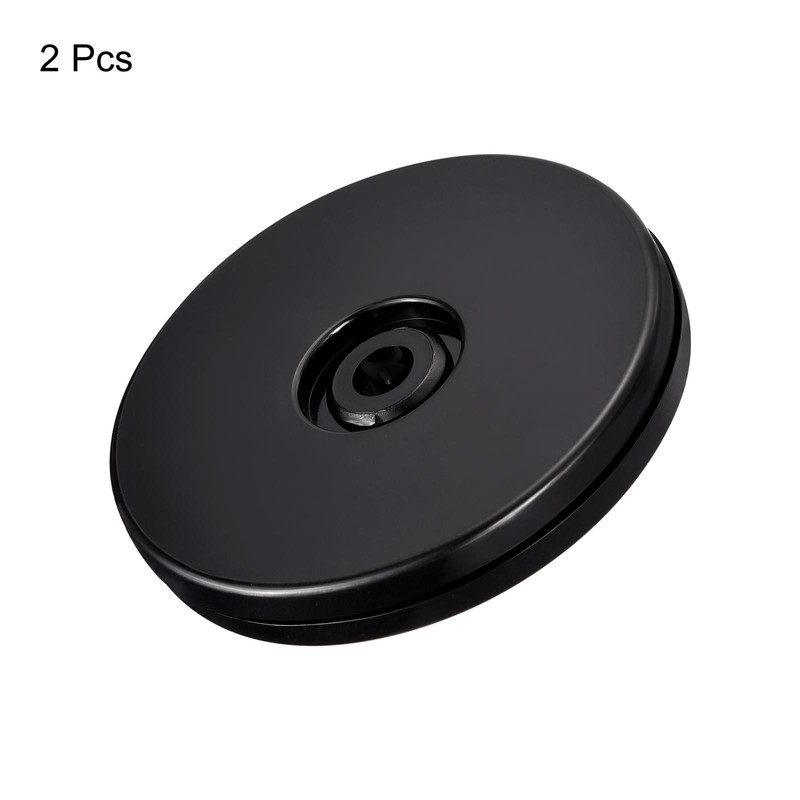 3inch Rotating Swivel Stand with Steel Ball Base Turntable Black 2Pcs gallery