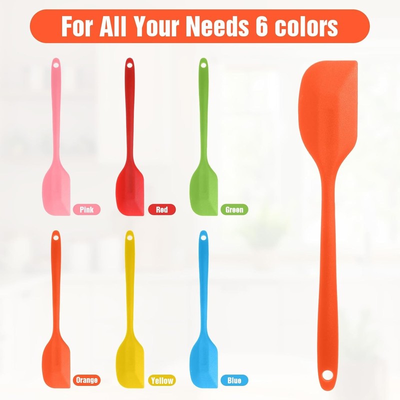 30 Pcs Mini Silicone Spatulas Bulk 8.3 Inch Mini Spatulas Heat Resistant gallery