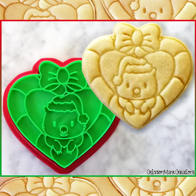 Wombat Christmas Cookie Cutter Australian Animals Baking Supplies Fondant Tool