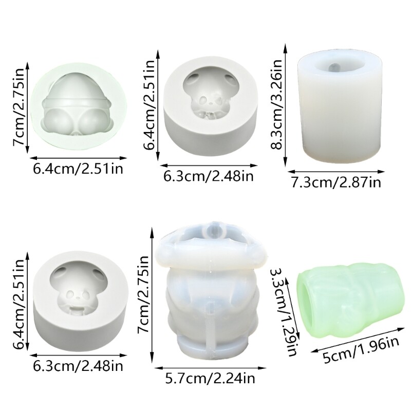 Panda Silicone Craft Molds Baking Molds Silicone Candy Molds Chocolate Moulds gallery