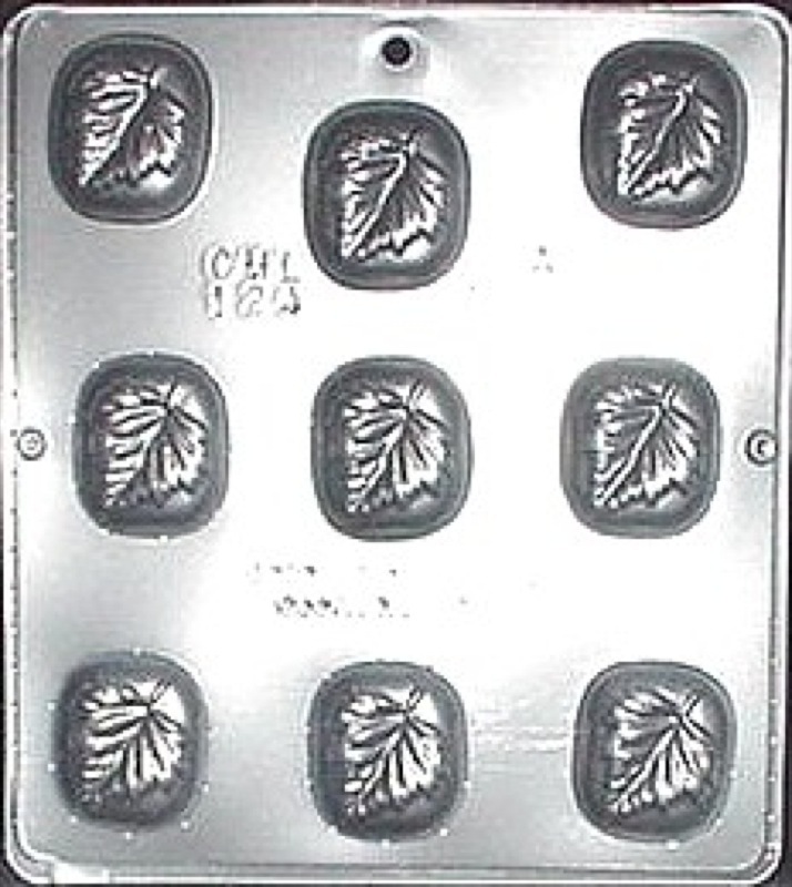 Leaf Piece Chocolate Candy Mold Candy Making 124 NEW gallery