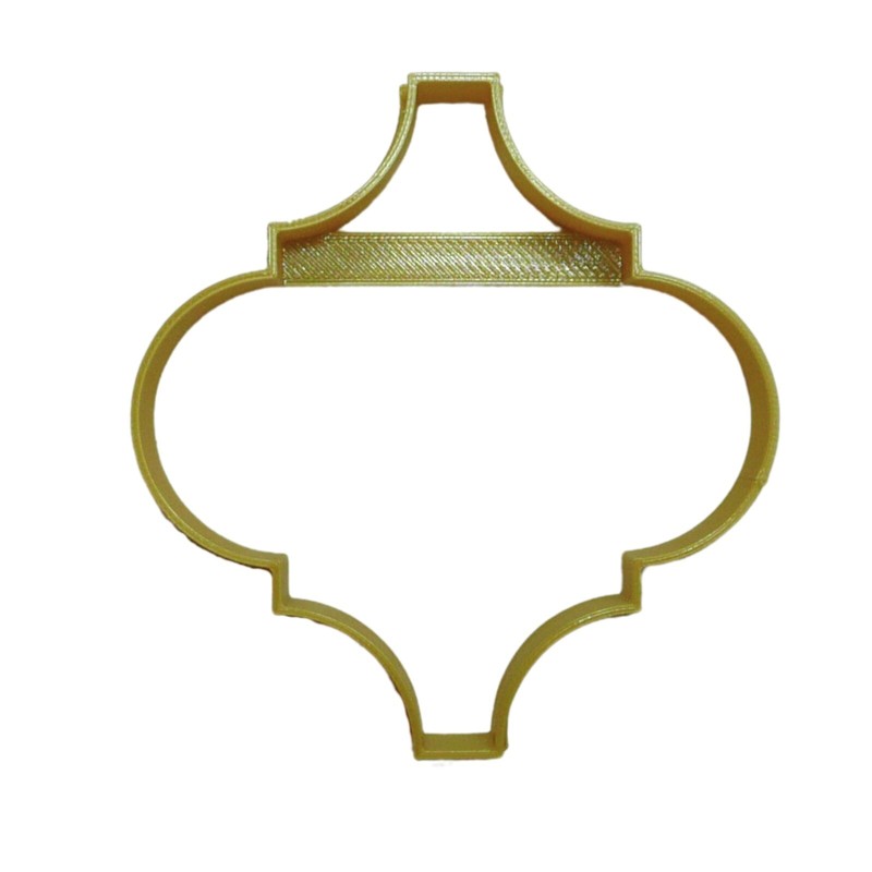 ARABESQUE TILE FRAME SHAPE COOKIE CUTTER MADE IN USA PR5533