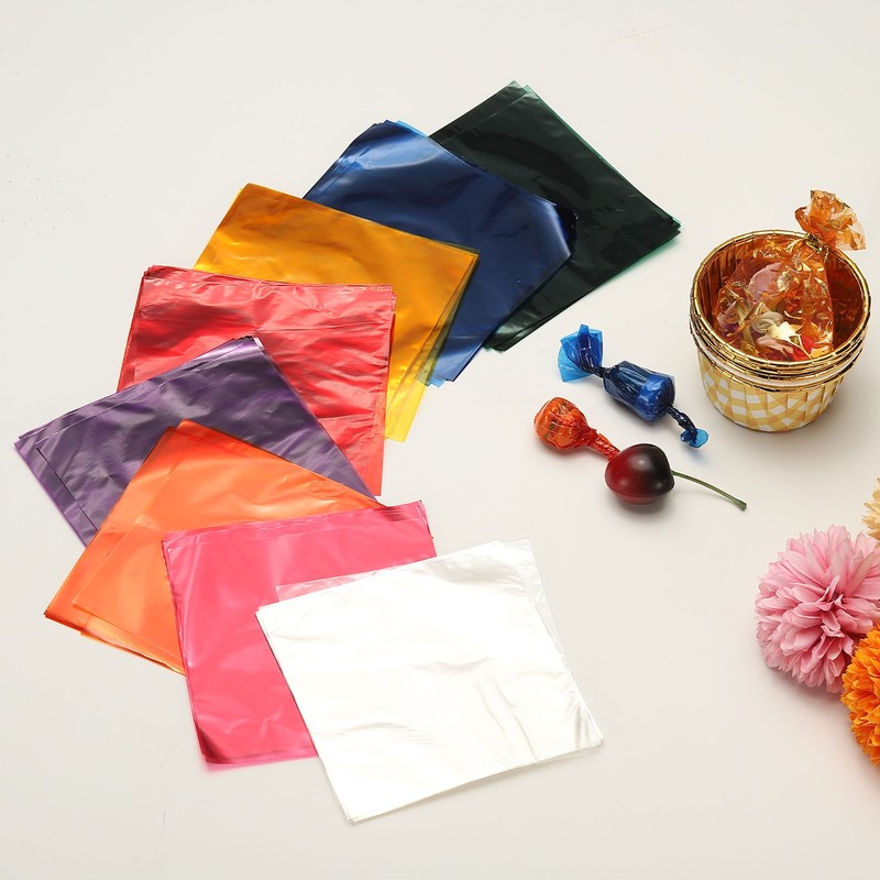 100Pcs Candy Wrappers 5 x 5 Inch Chocolate Wrap Paper for Lollipop Green) gallery