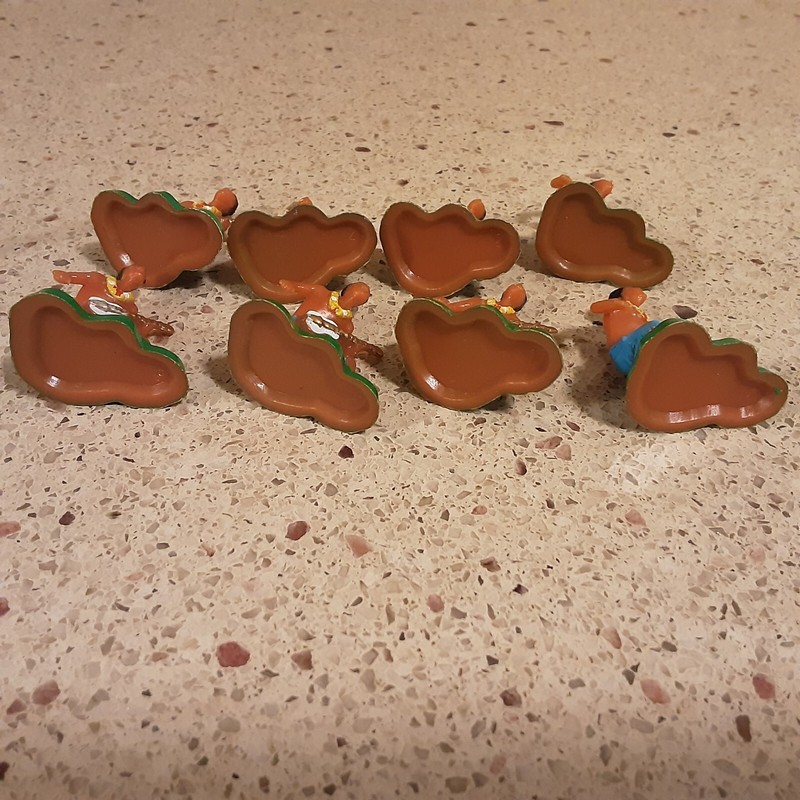 Vintage Hula & Luau Hawaiian Guiter Figural Hawaii Cake Toppers - 15 Pieces gallery