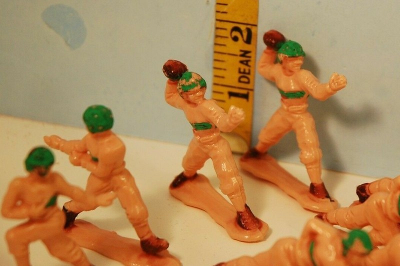 (9) Vintage Football Player Cake Toppers QB, Receiver, Running Backs gallery