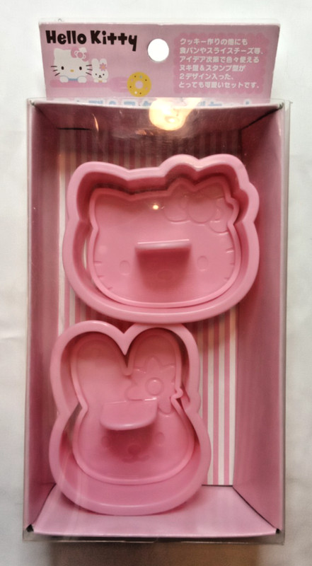 Sanrio Hello Kitty Cookie Cutter Set My Melody & Hello Kitty Shape Faces New