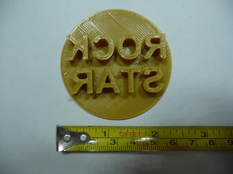 ROCK STAR CANDY HEART COOKIE STAMP EMBOSSER MADE IN USA PR5469 gallery