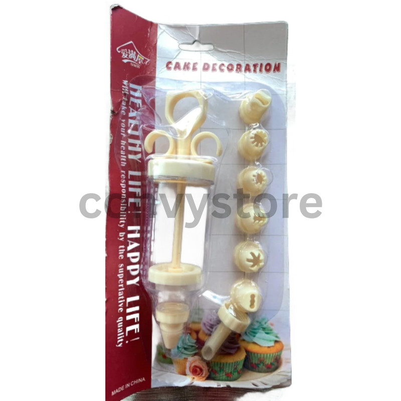 8Pcs Icing Gun Cream Pump Set Cookie Press Biscuit Maker Machine Cake Decorating gallery