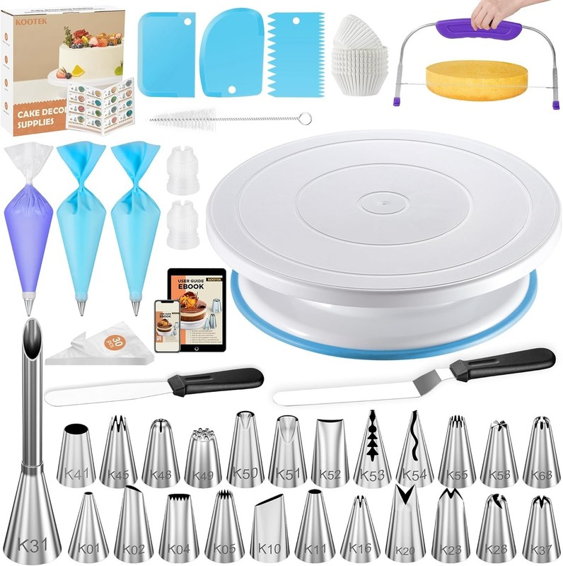Kits De Decoraciã³n De Pasteles De 96 Piezas, Herramientas Para Hornear
