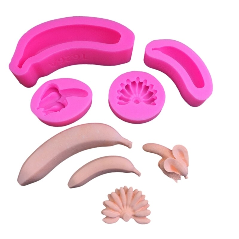 3D Banana Shaped Silicone Molds Fondants Chocolate Molds DIY Cake Decorating gallery