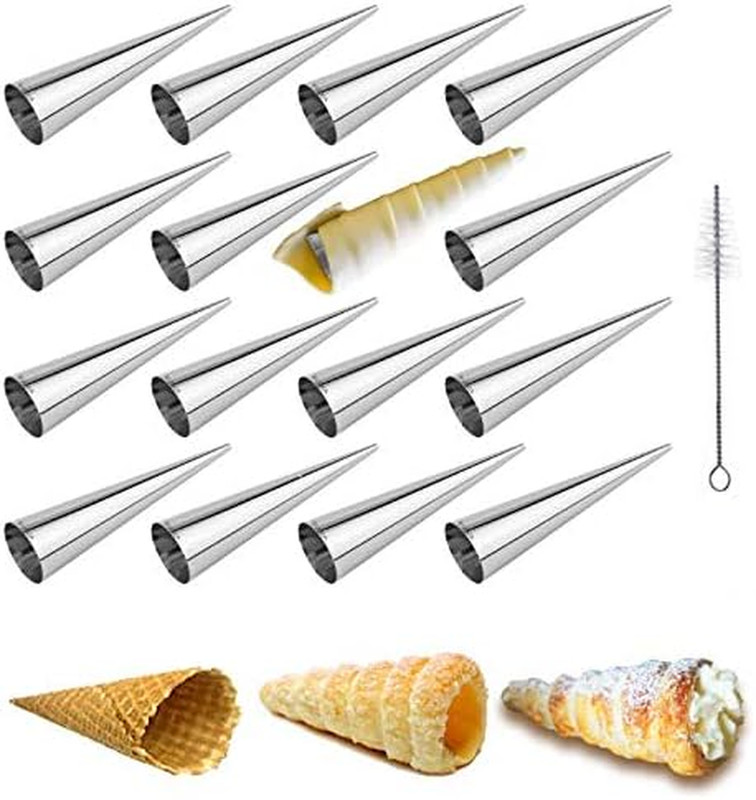 Moldes De Cuernos De Crema De Gran Tamano Para Hornear Reposteria De Casa Mas