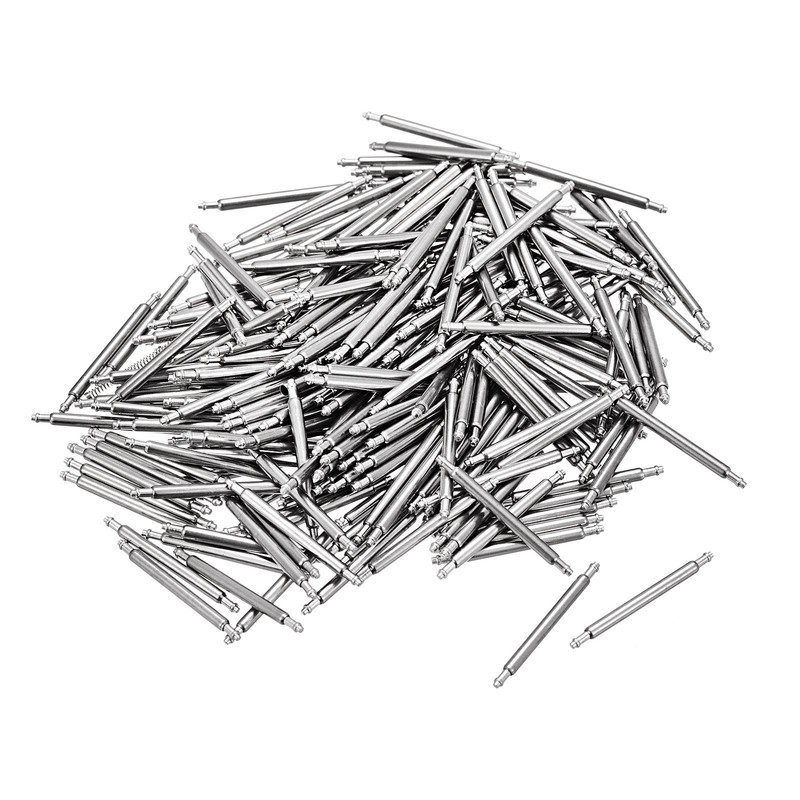 16mm Watch Strap Pin 1.5mm Dia Stainless Steel Single Flanged 200pcs