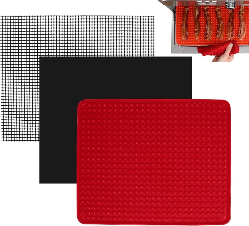 Toaster Oven Air Fryer Reble Mats Accories 10 x 12, patible with