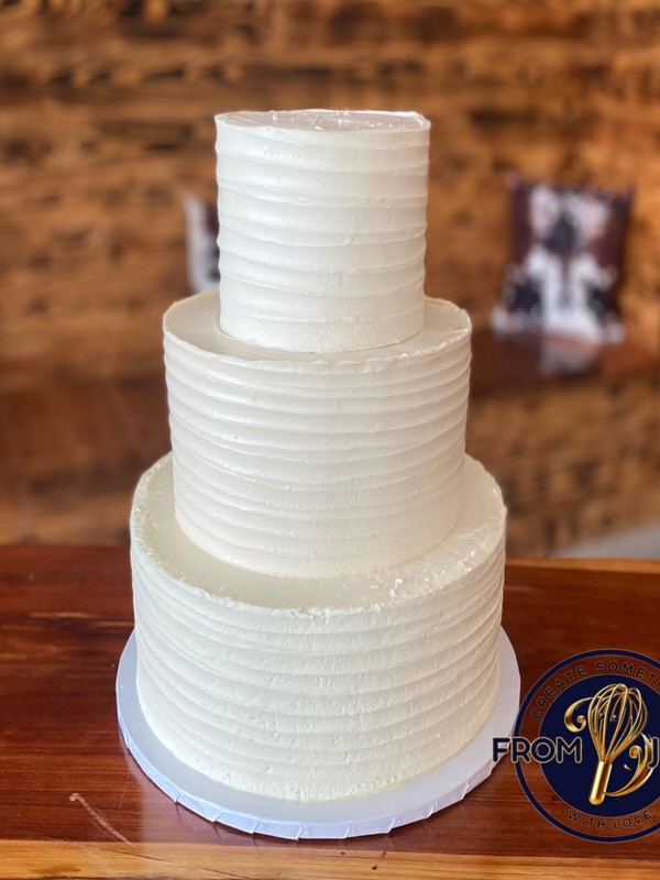 3 Tier Fake Cake 18 Inches Tall - Add Wedding Cake Toppers & Cake Decorations gallery