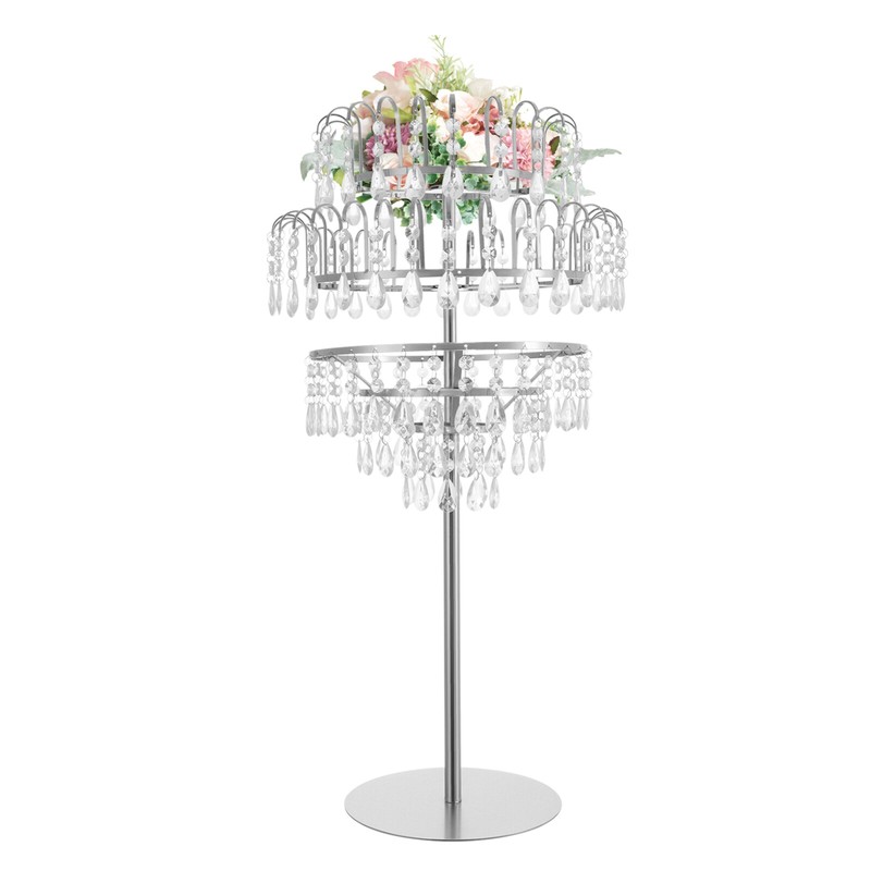 Elegant 5-Tier Flower Stand for Weddings and Home Decor gallery