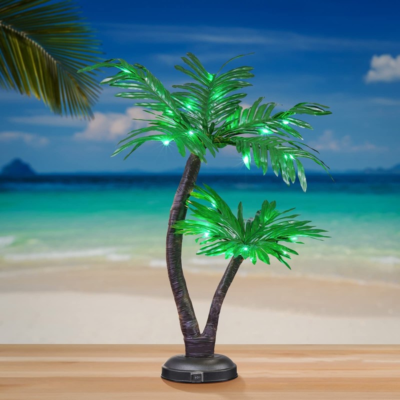 Spirit Star Christmas Center 24 Lighted Palm Tree Decor Tropical Tabletop Led gallery