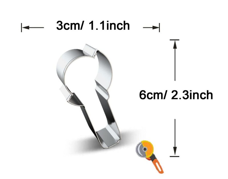 WJSYSHOP Angle Grinder Shape Cookie Cutter Stainless Steel Silver gallery
