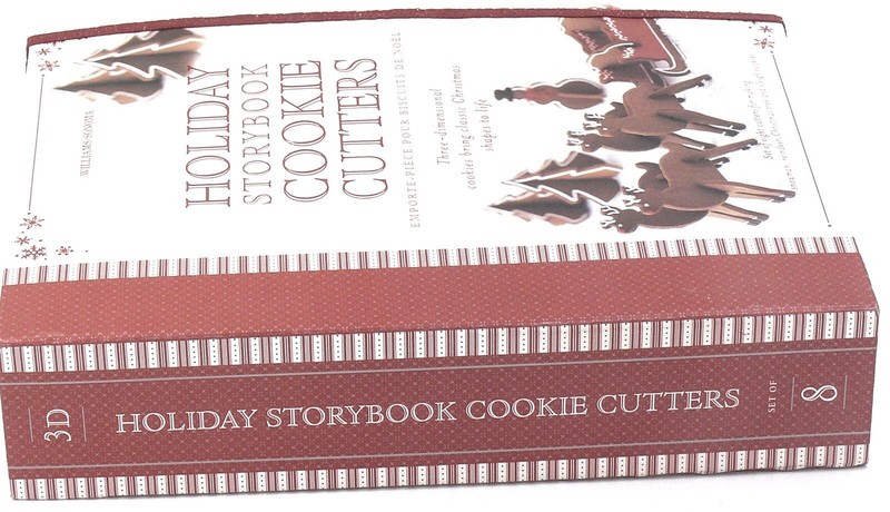 Williams-Sonoma Holiday 3D Storybook 8 Cookie Cutters Gingerbread 2006 Christmas gallery