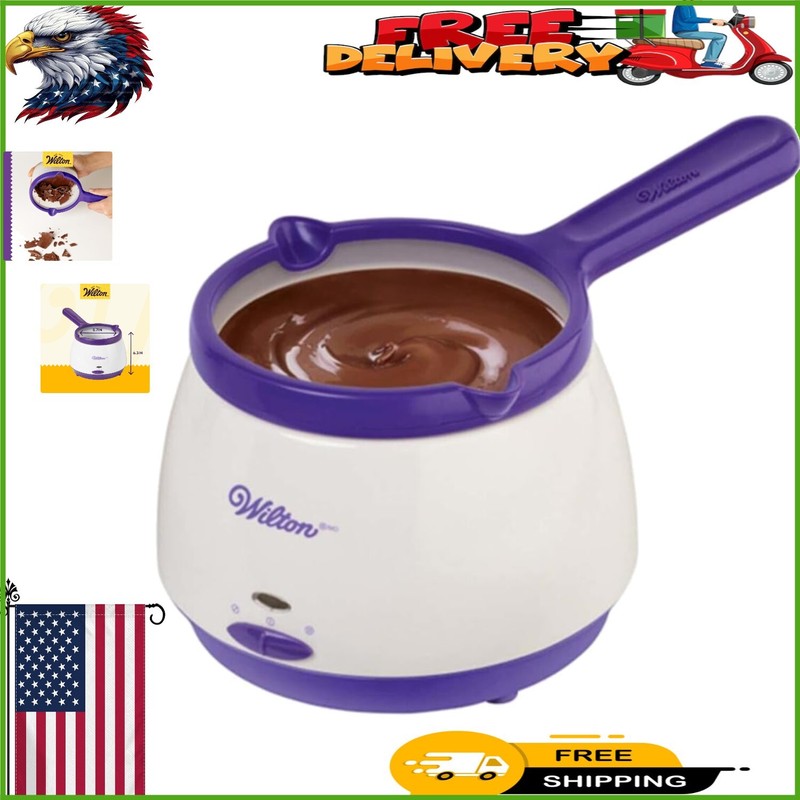 Dishwasher Safe 2.5 Cups Chocolate Melting Pot for Effortless Desserts