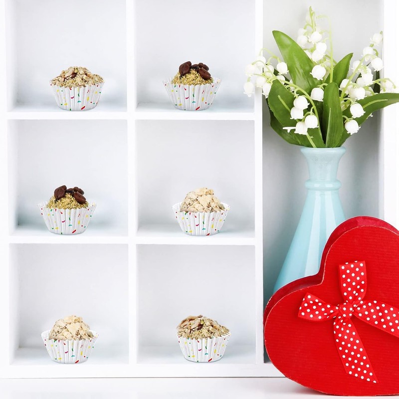 600 Count Icing Design Mini Cupcake Liner Baking Cups Paper Small Candy Cups gallery