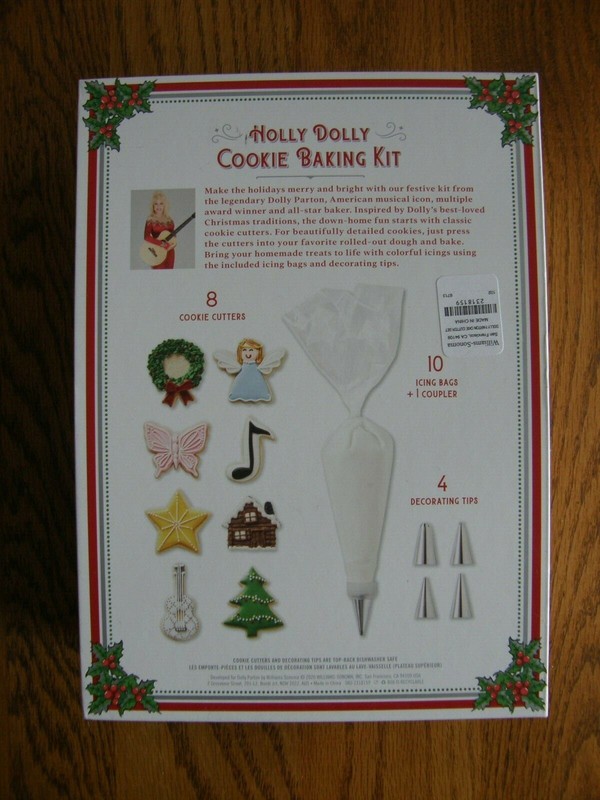 26 Piece:Williams Sonoma Dolly Parton Christmas Cookie Cutter Box Set, Star -New gallery