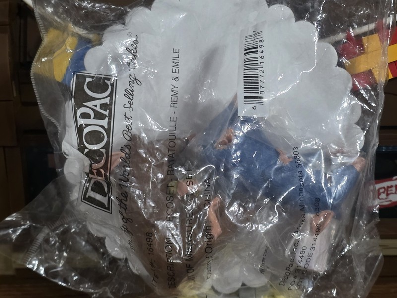 DecoPac Ratatouille Remy & Emile Cake Topper Set 16498 Pixar Disney New Sealed