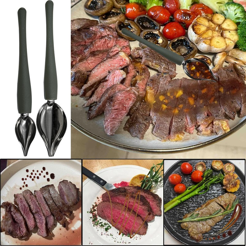 6 Pcs Chocolate Dipping Tools Set Candy Culinary Decorating Spoons Stainless gallery