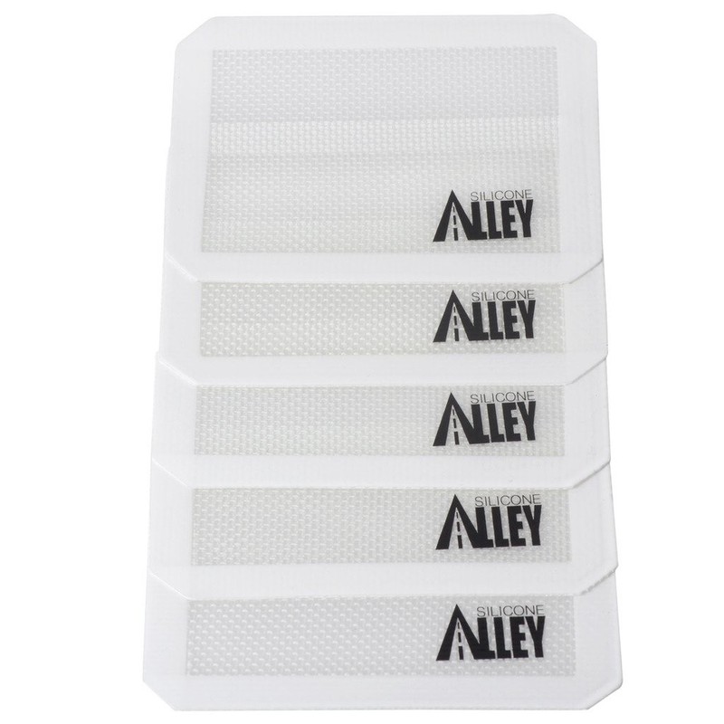 Silicone Alley, 5 Non-stick Mat Pad, Small 5 X 4 Inches, White