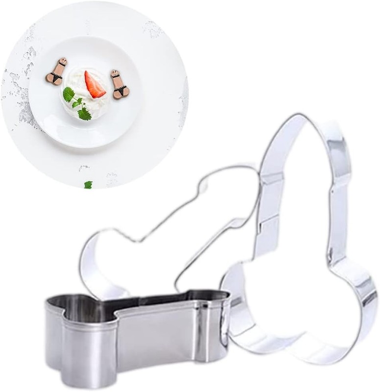Stainless Steel Penis Cookie Cutter Set 3-Pack Fondant Biscuit Baking Craft gallery