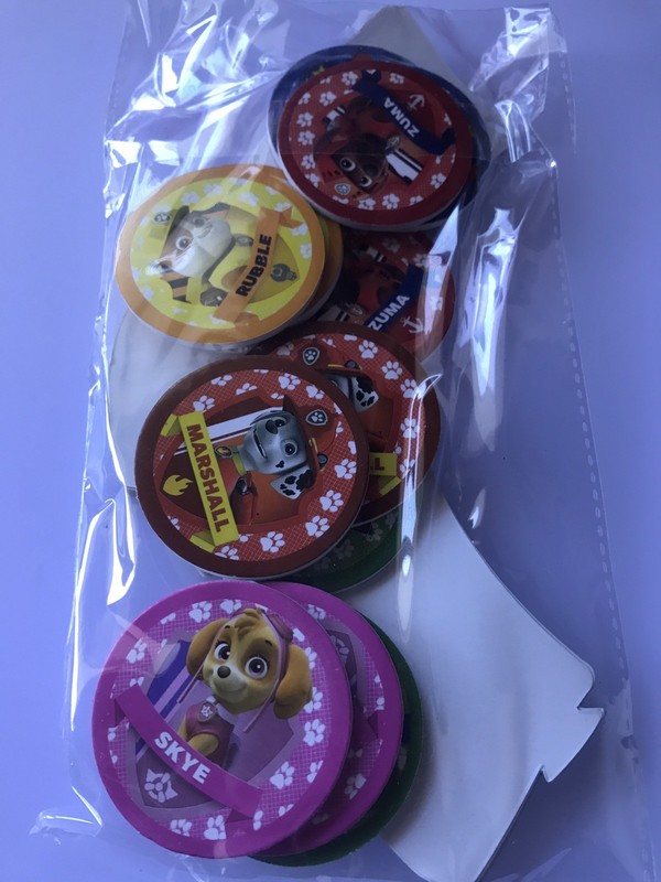 PAW PATROL Kid Birthday Party Cupcake Muffin Cakes case Decorating Toppers Set gallery