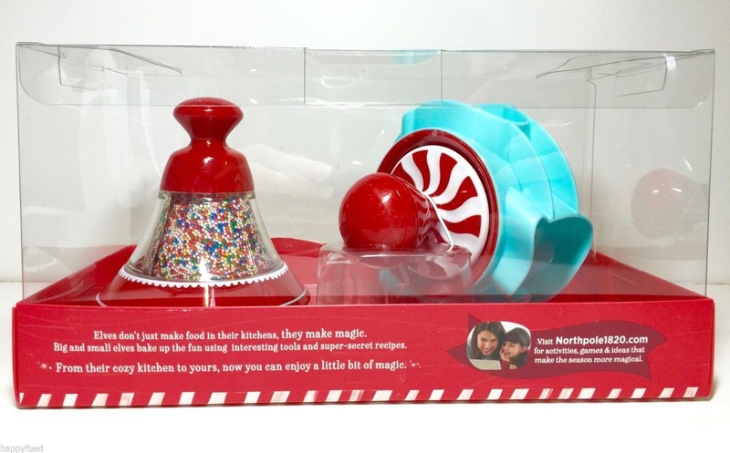 Holiday X-Mas Cookie Cutters Set 4 pc. Christmas Roll Sprinkles Kids Baking Time gallery