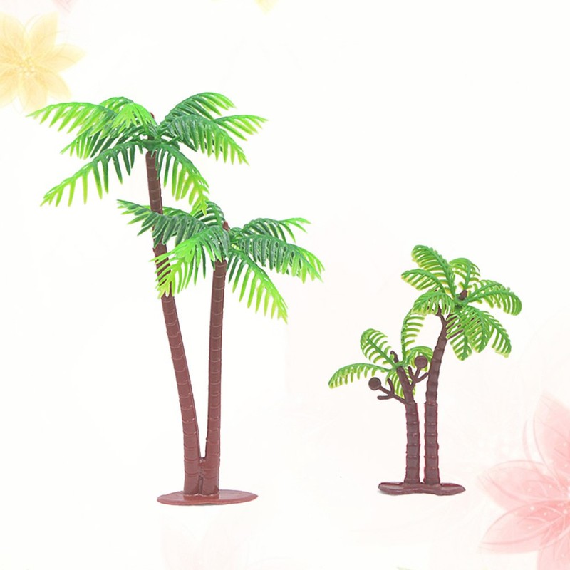 10PCS Tridimensional Plastic Coconut Three Birthday Cake Decor Ocean Themed gallery