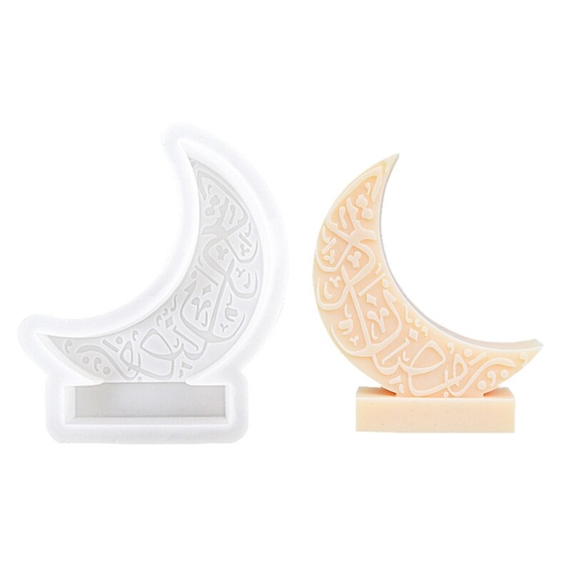 Moon Silicone Moon Shaped Molds DIY Resin Molds Castings Molds